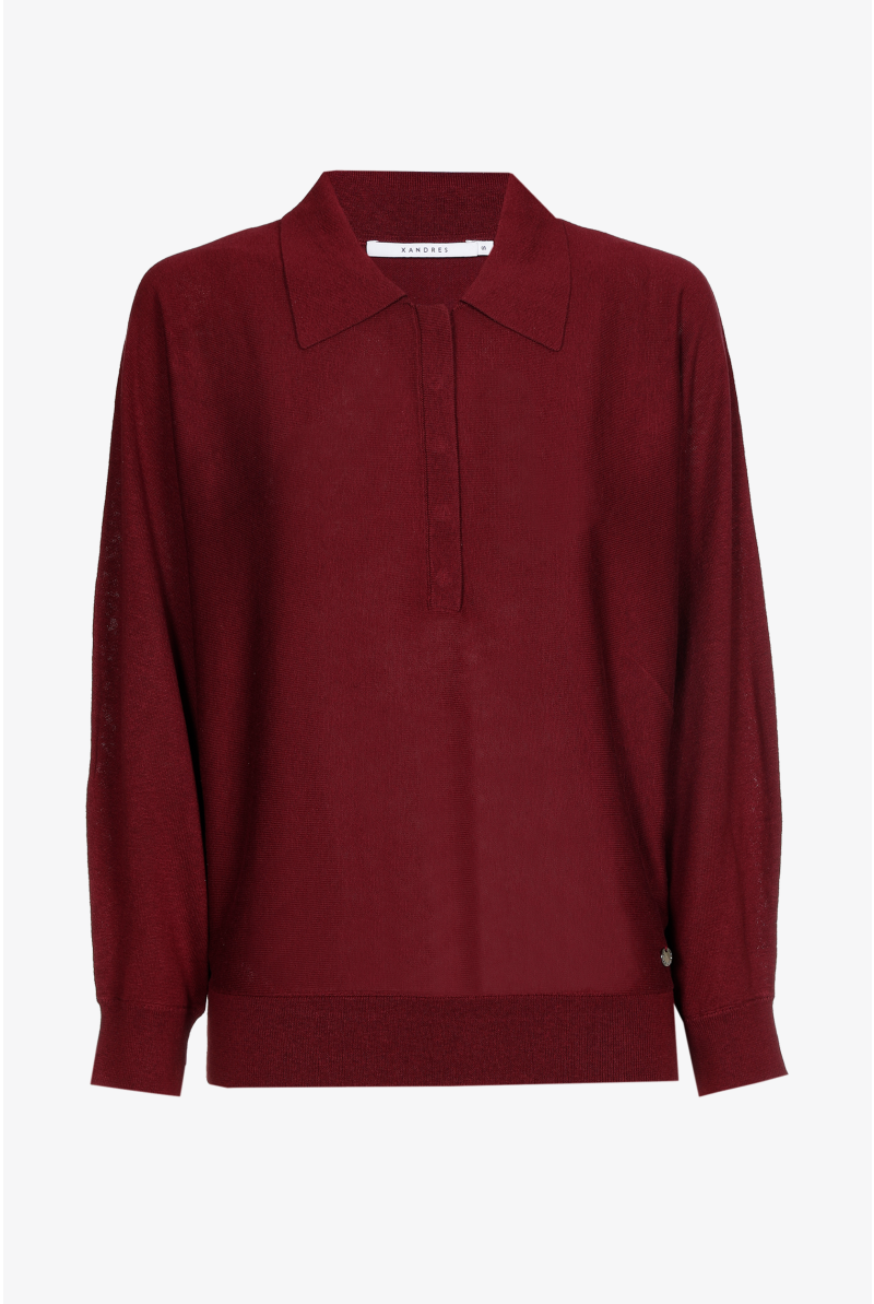 Pull met vlindermouwen 