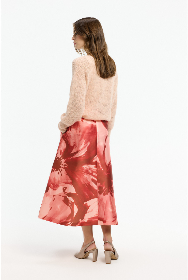 Loose-knit pullover in alpaca wool