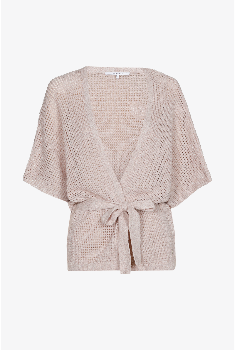 Gilet dames in ajoursteek