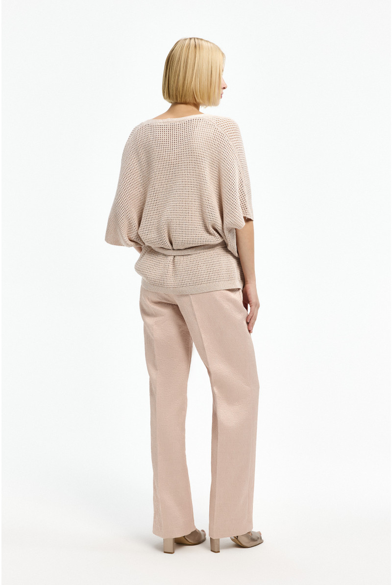 Cape-Weste im Ajourmuster