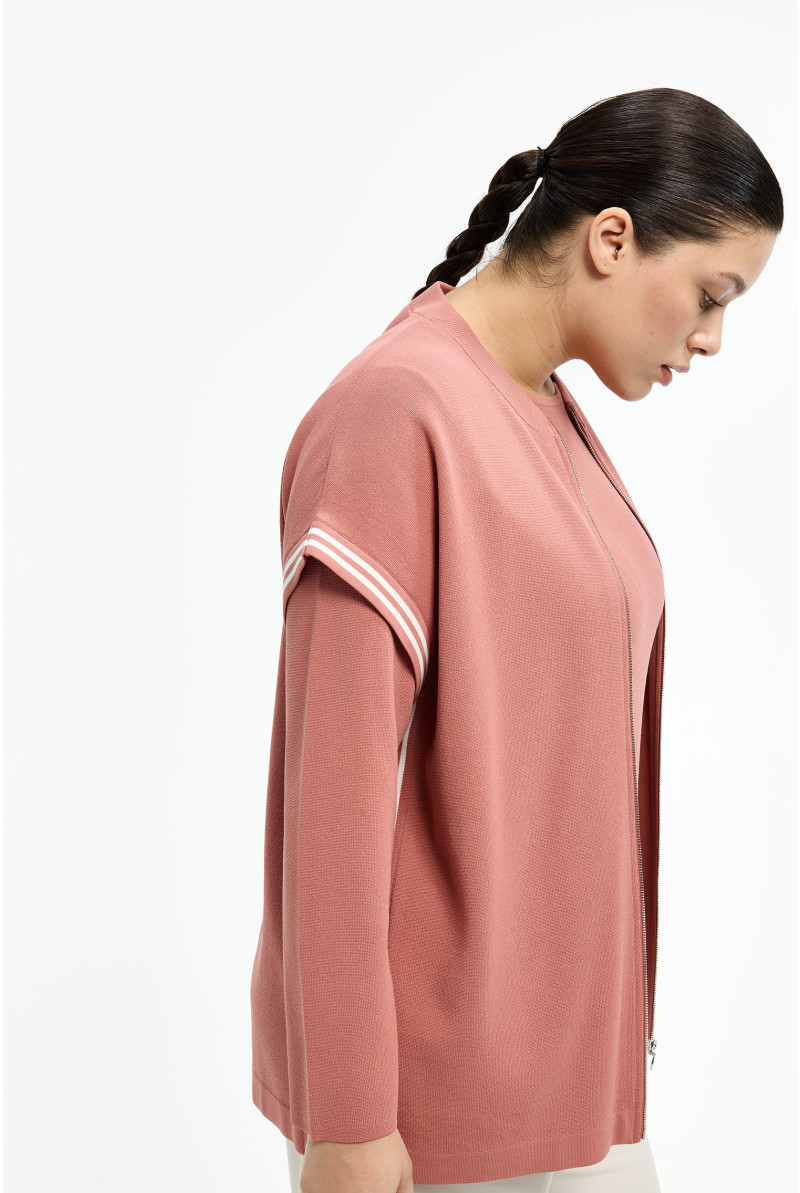 Cardigan met ritssluiting