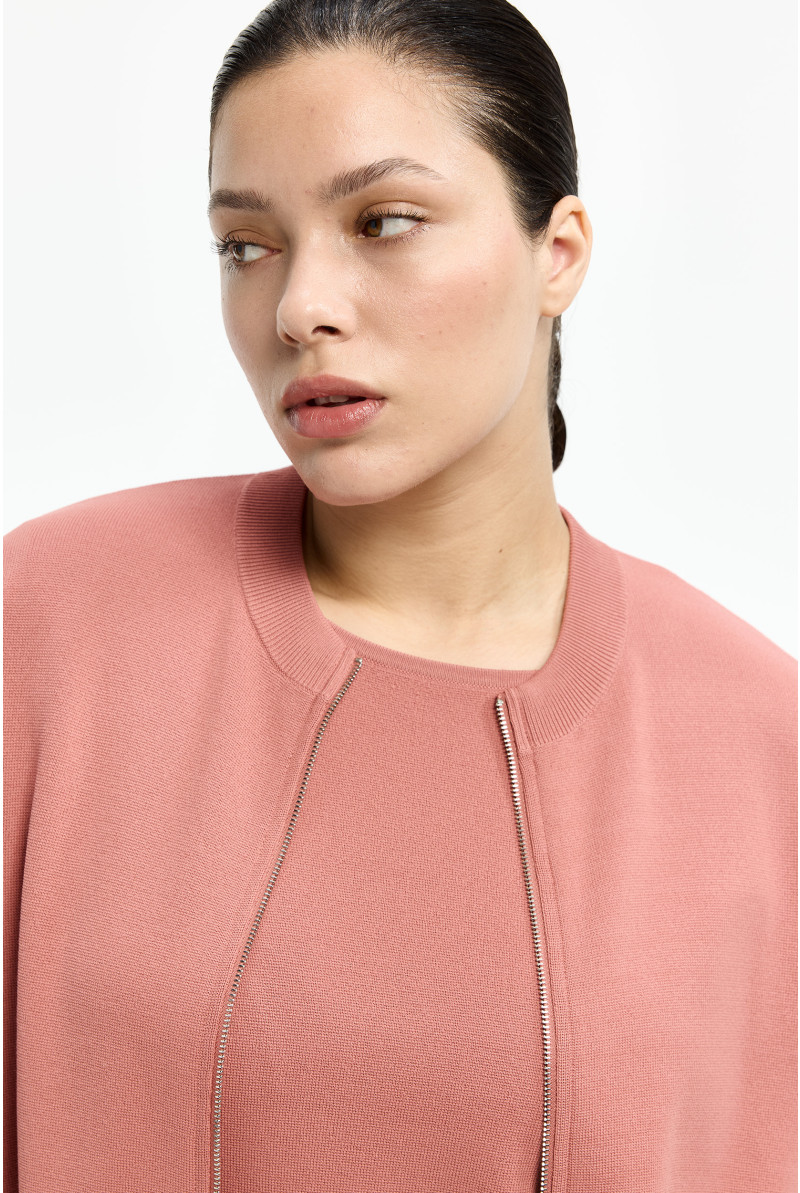 Cardigan met ritssluiting