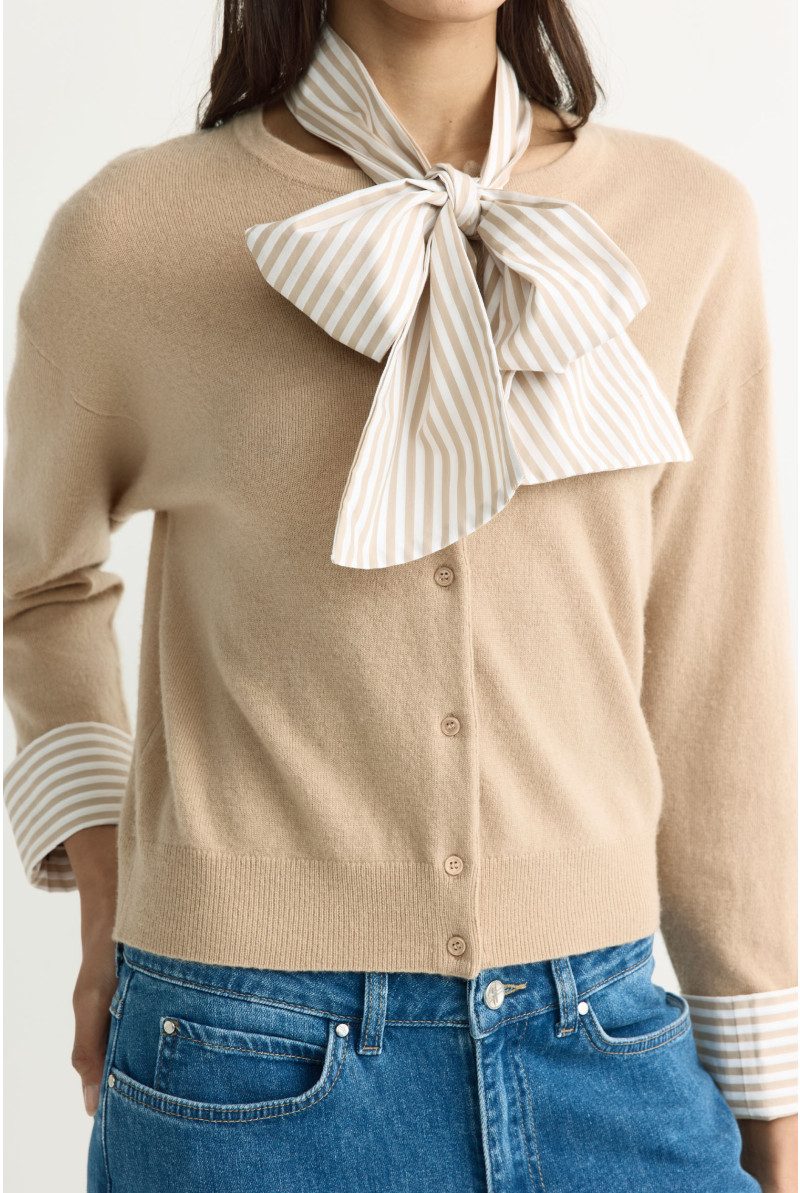 Cardigan met strik