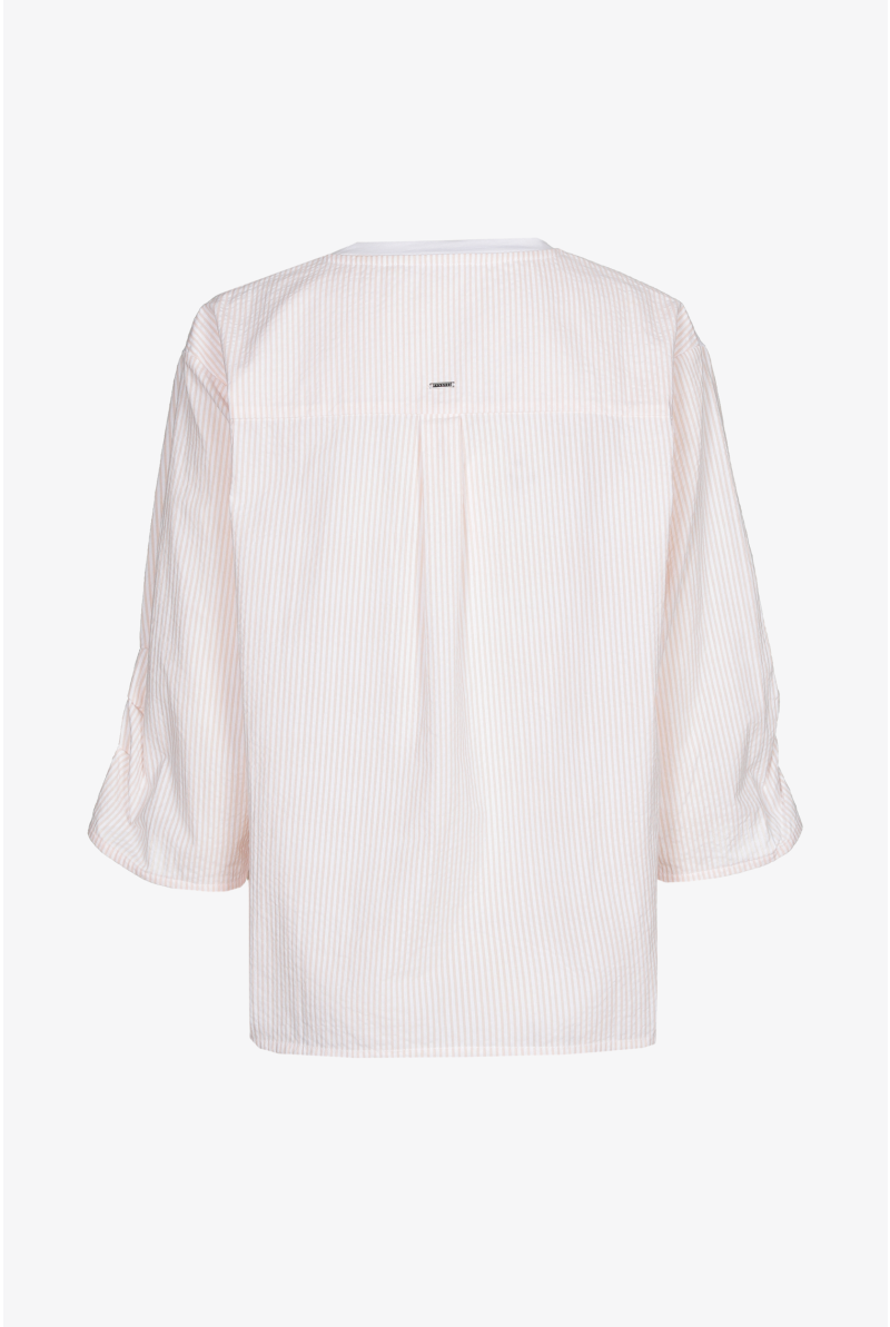 T-shirt with balloon sleeves