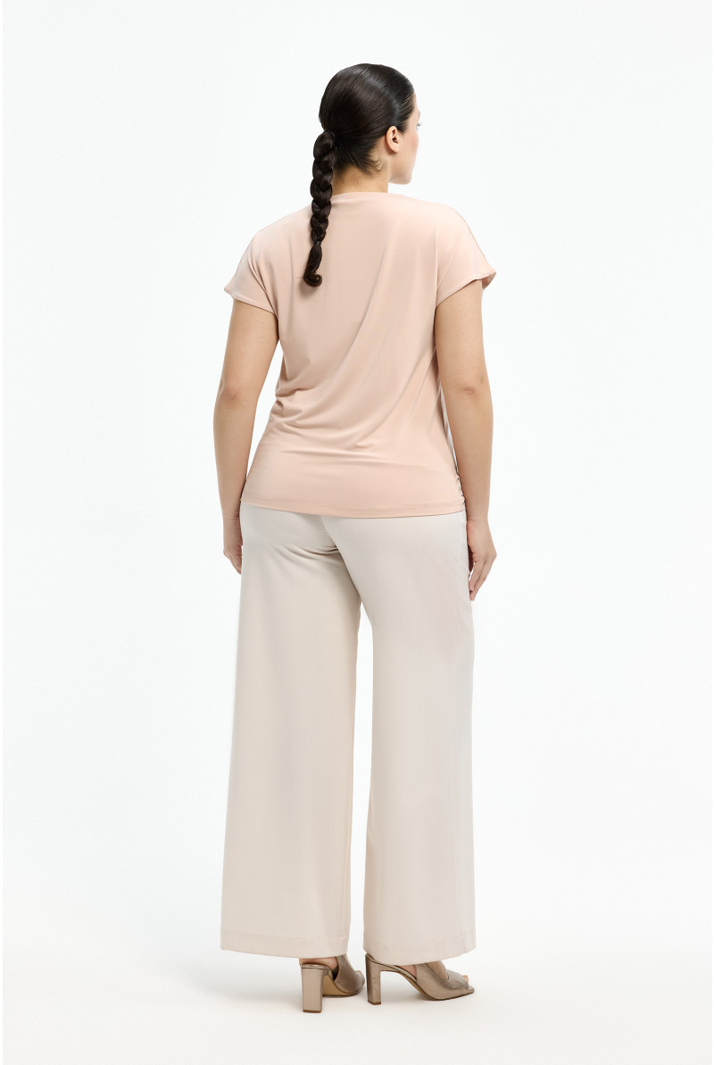 Top with cap sleeves