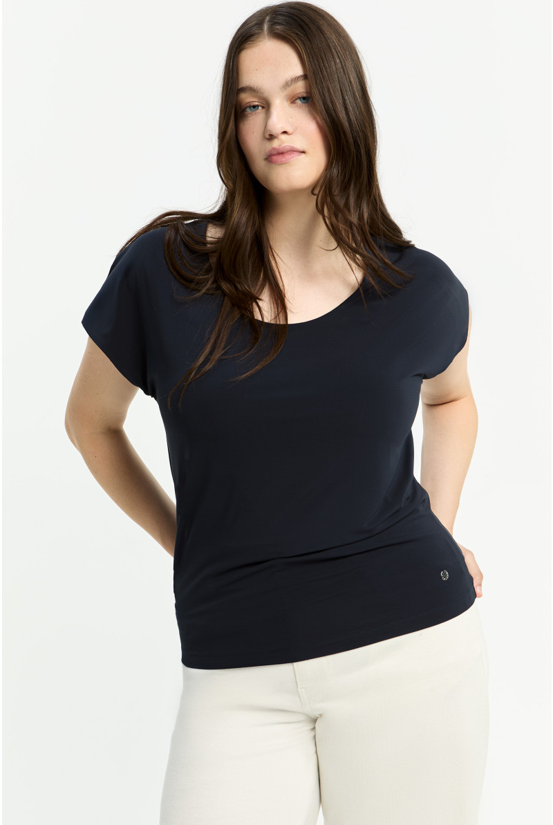 Oberteil mit Cap-Ärmel