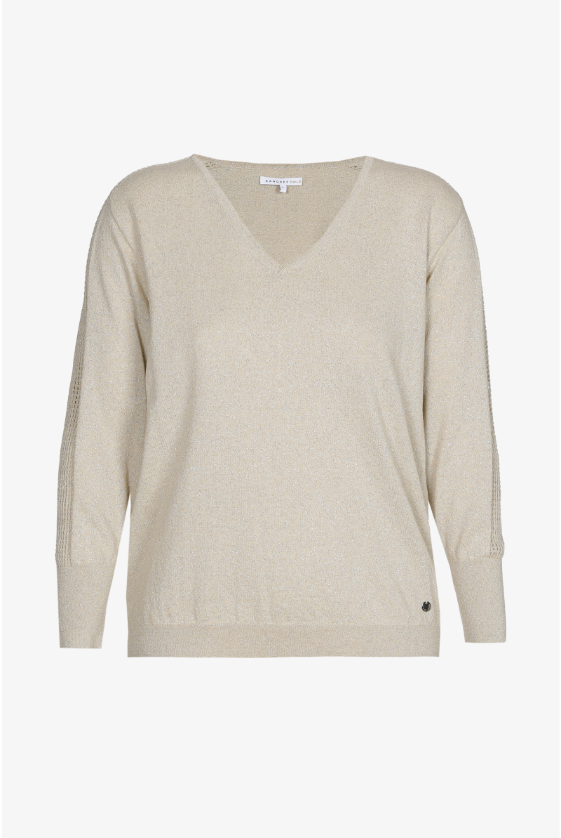 Elegant lurex pullover