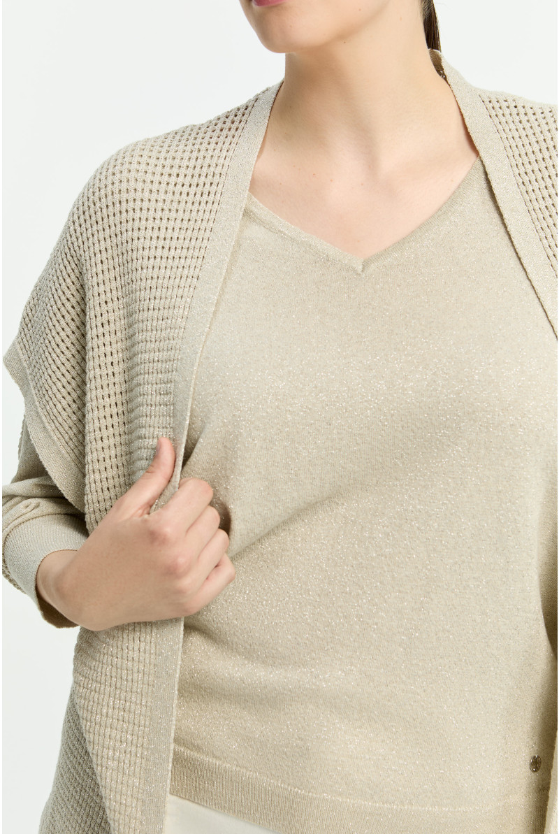 Elegant lurex pullover