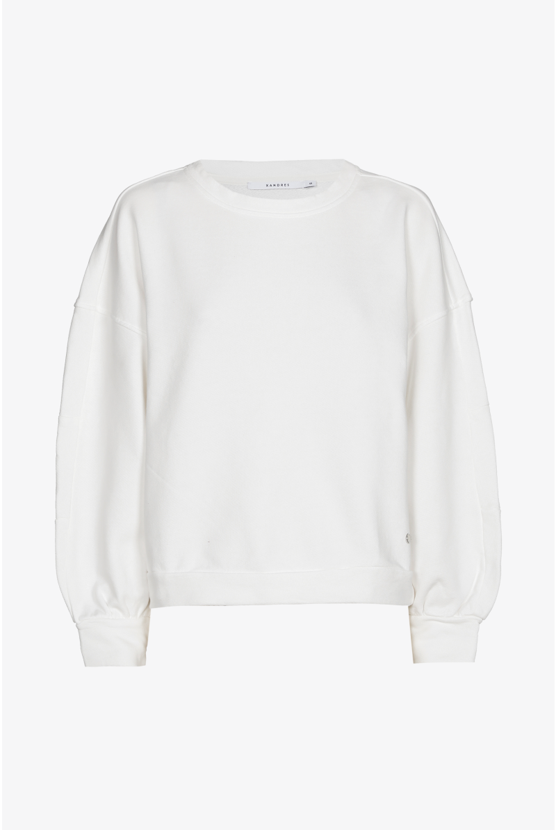 Sweater met wash-off effect