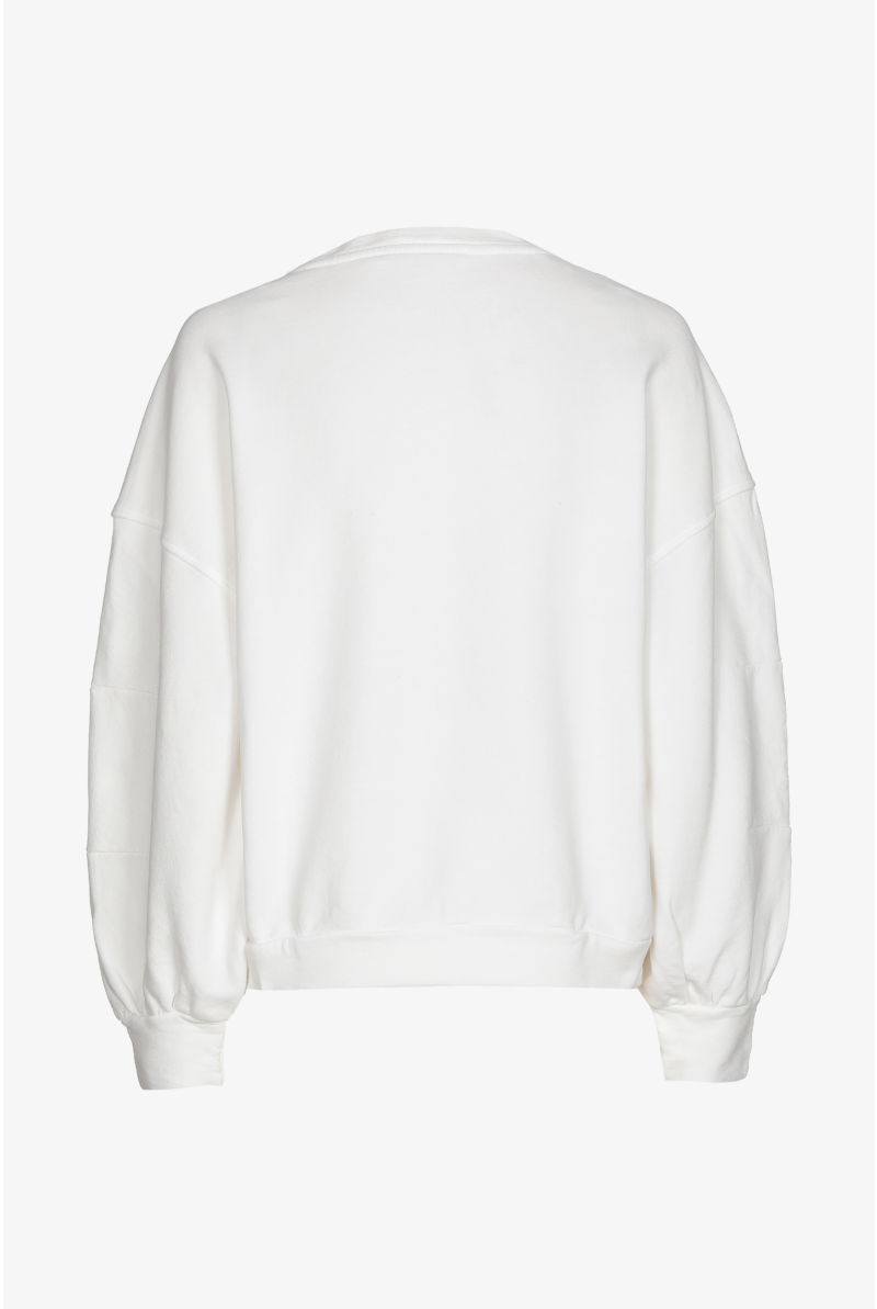 Sweater met wash-off effect