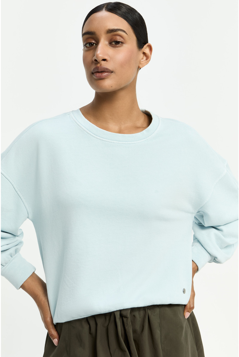 Sweater met wash-off effect