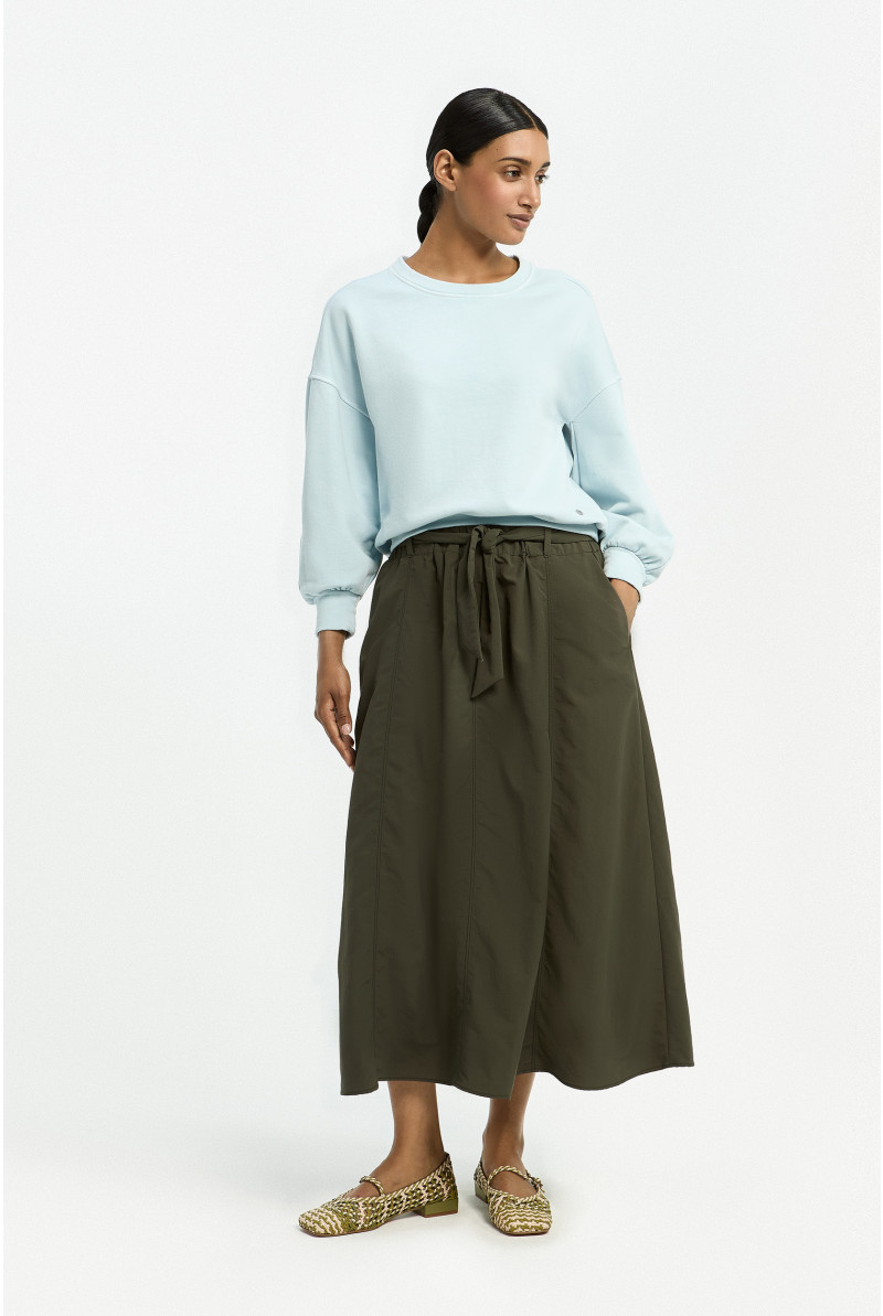 Sweater met wash-off effect