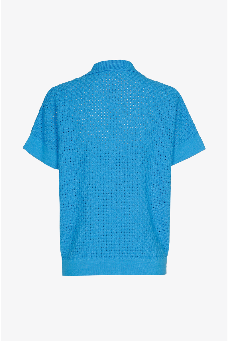 Pull sans manches à col polo