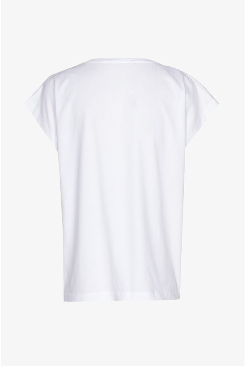 T-shirt with eye-catching pleats 