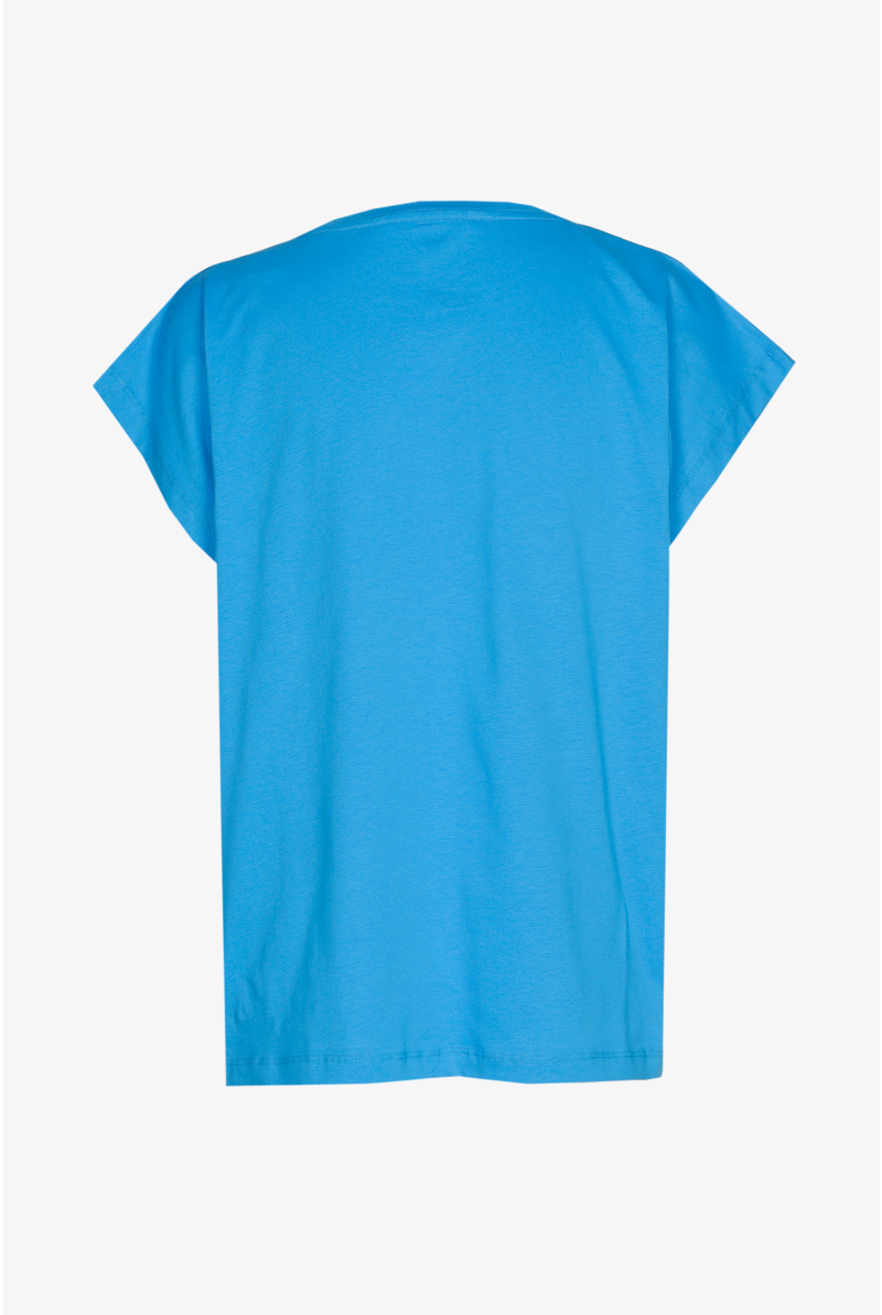 T-shirt with eye-catching pleats 