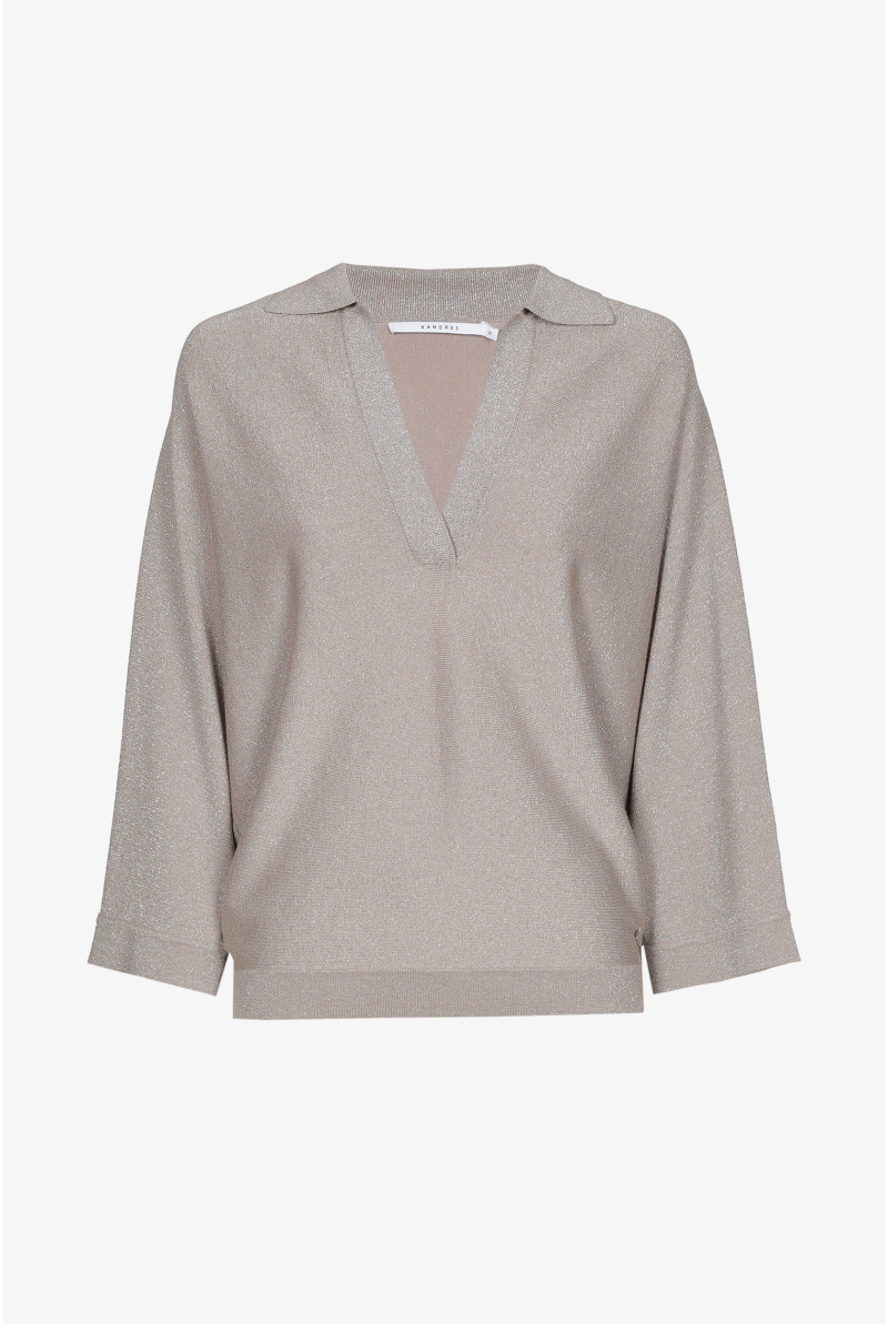 Polo met lurex