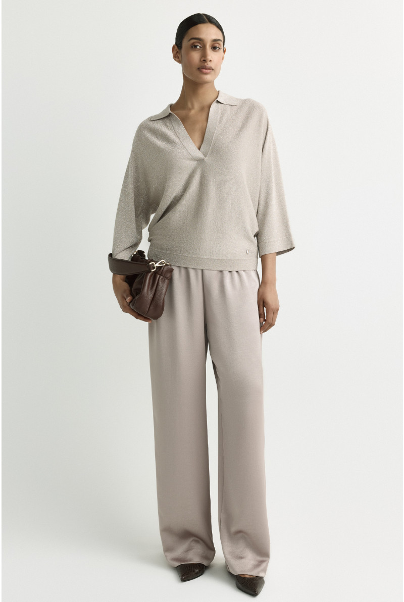 Polo met lurex