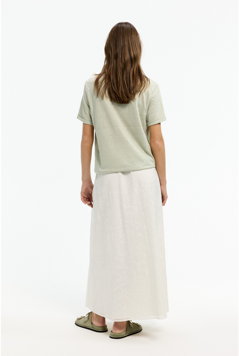 Zomerse linnen t-shirt