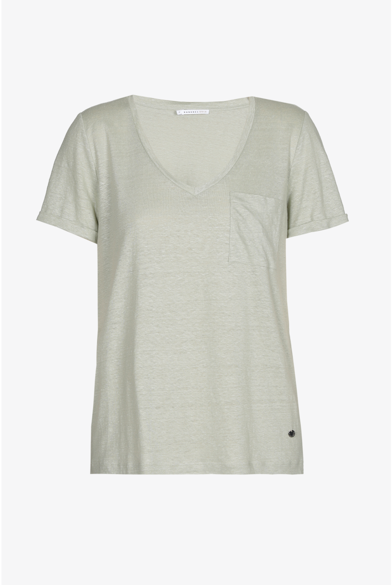 Summer linen T-shirt