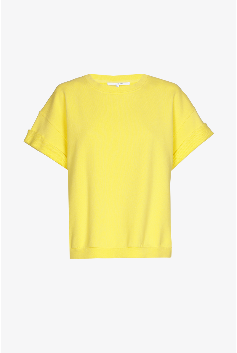 Sporty pullover in cotton