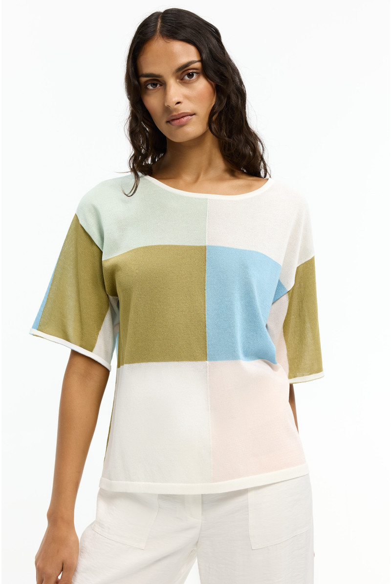 Mehrfarbiger Pullover