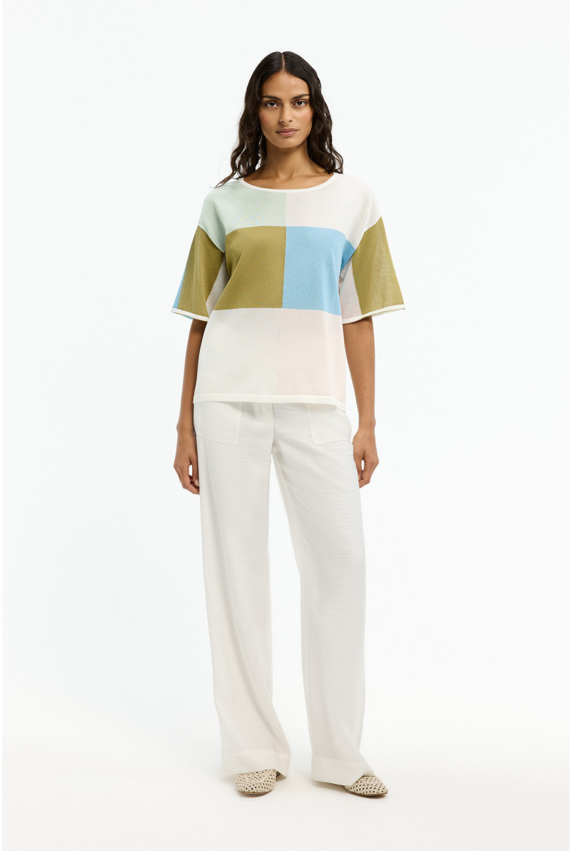 Mehrfarbiger Pullover