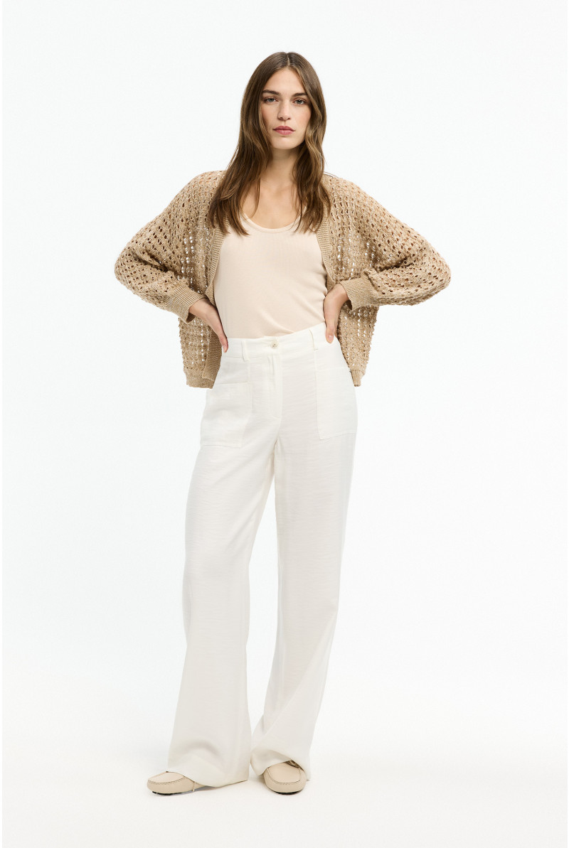 Weste mit Häkelmuster