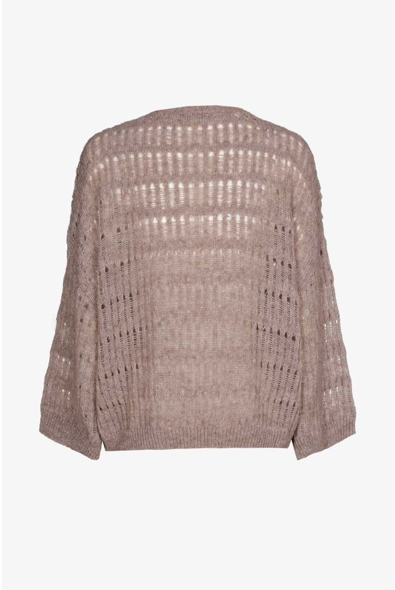 Kontrastierender Pullover