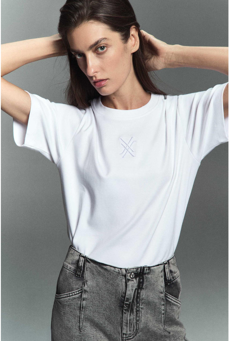 Branded T-shirt in organisch katoen