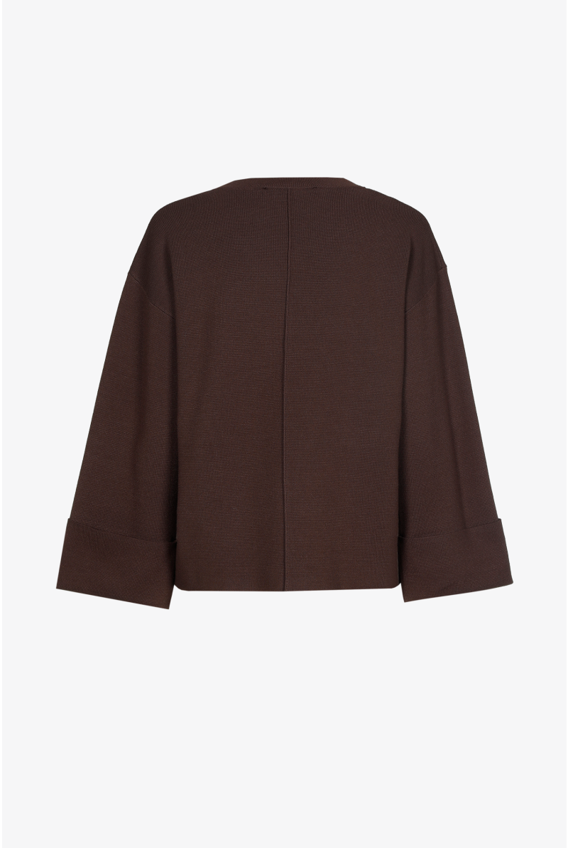 Weiter Pullover mit Rundhalsausschnitt