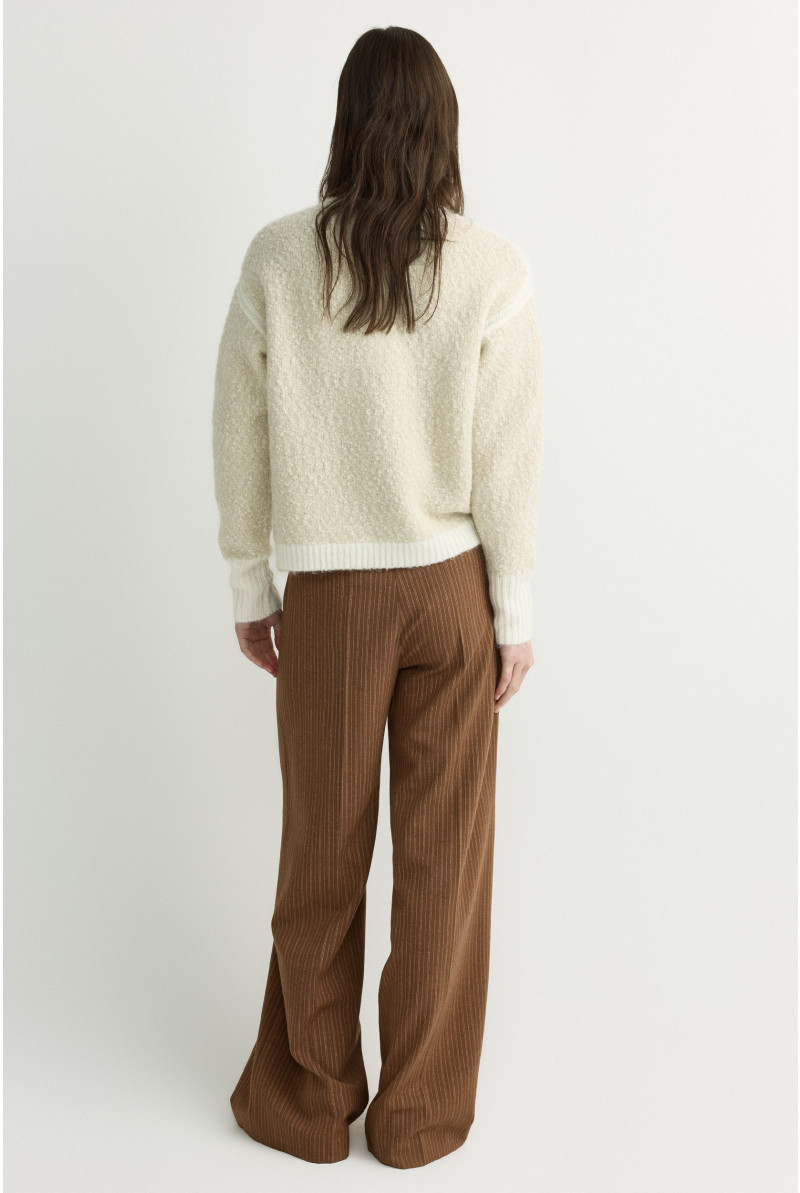 Bouclé-Pullover