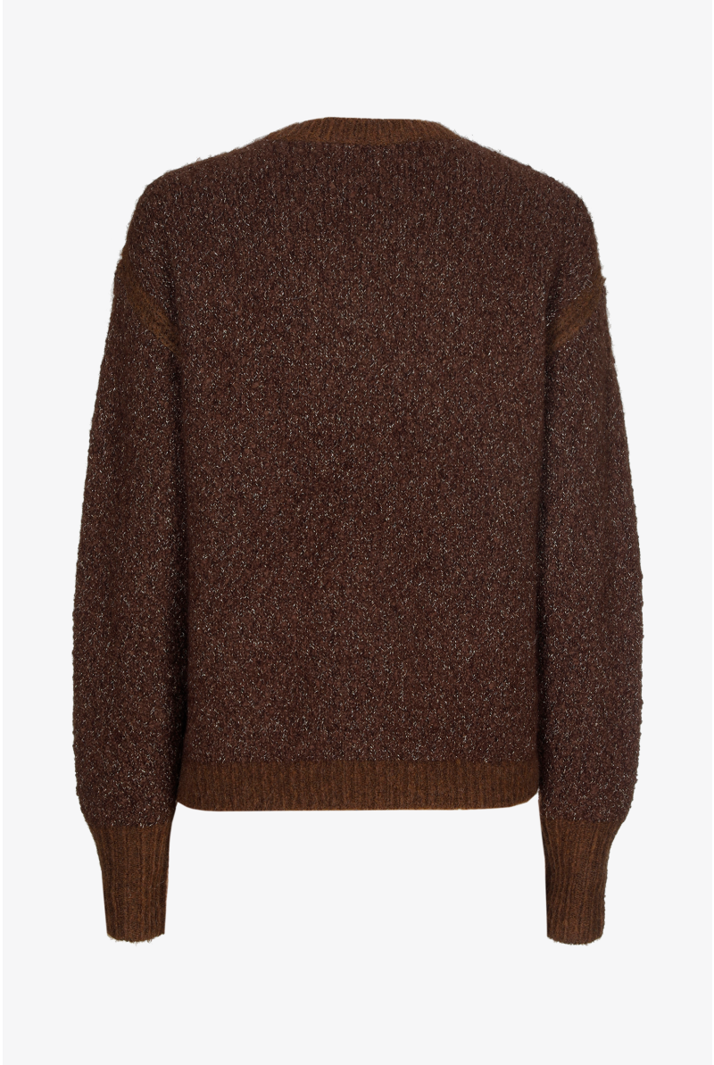 Pull en tissu bouclé