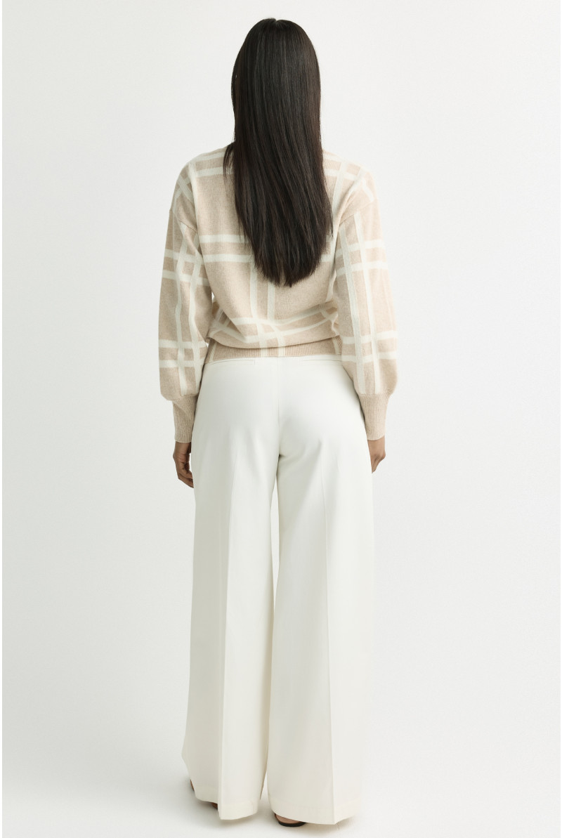 Pullover mit Blockprint