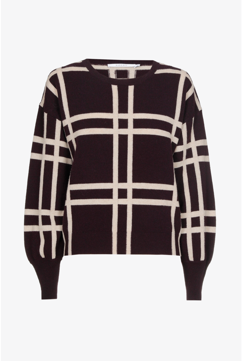 Pullover mit Blockprint