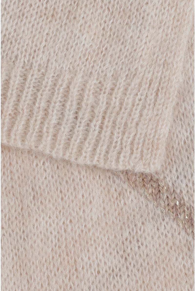 Scarf with checked print