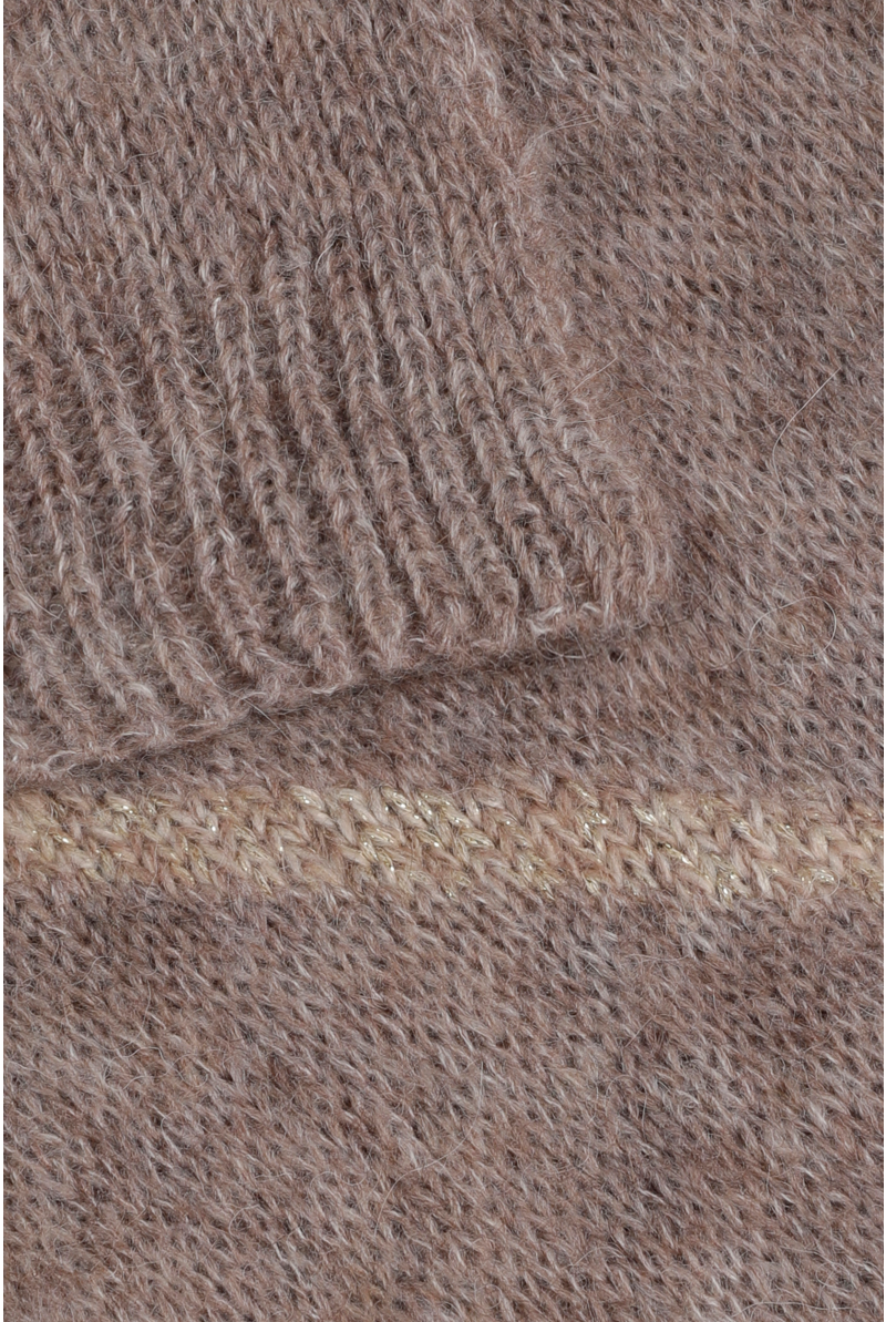Scarf with checked print