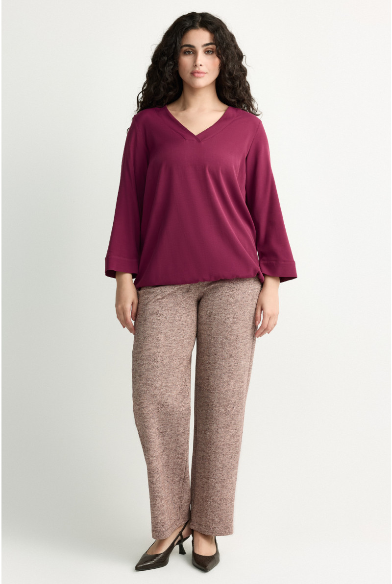 Zachte broek met lurex
