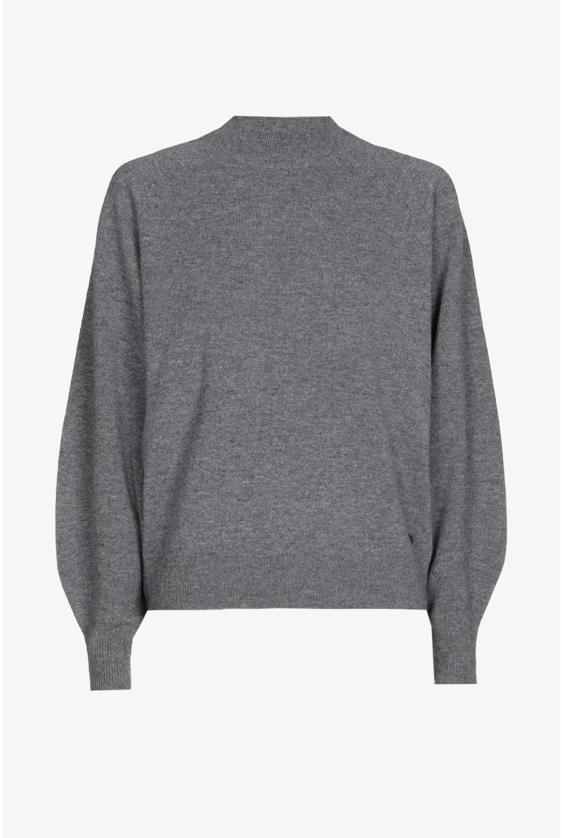 Wollpullover mit Kragen