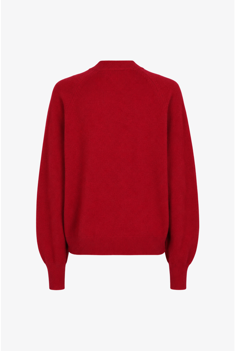 Wollen pull met kraag