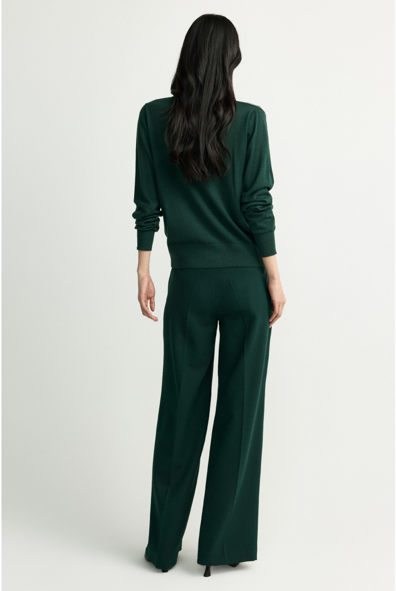 Rollkragenpullover aus Merinowolle