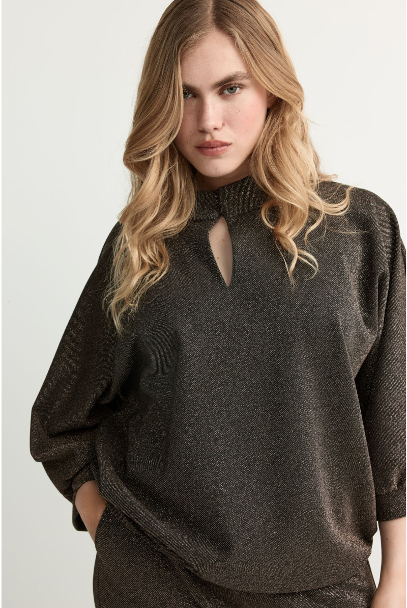 Blouse met lurex