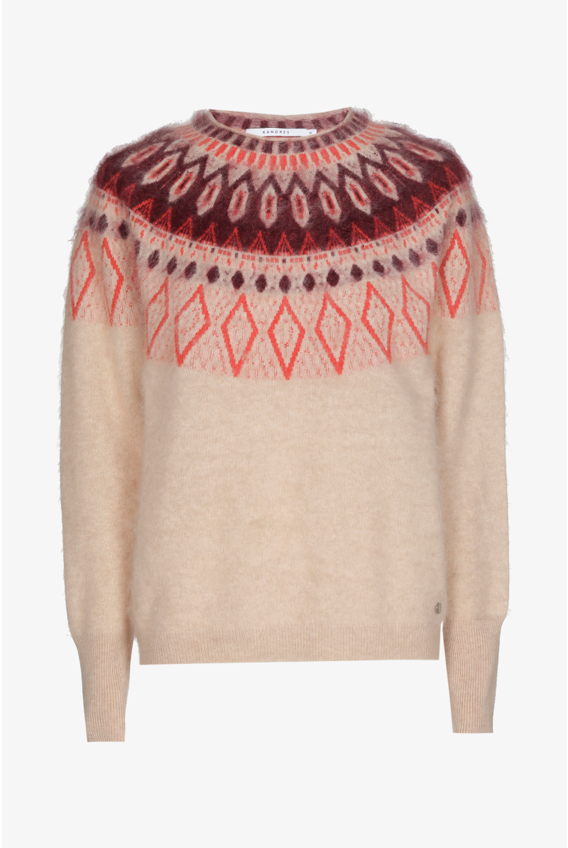 Trui van wol en cashmere