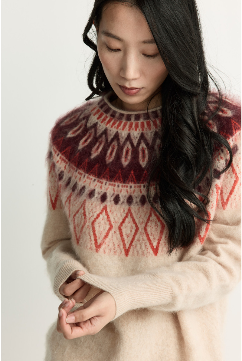 Trui van wol en cashmere
