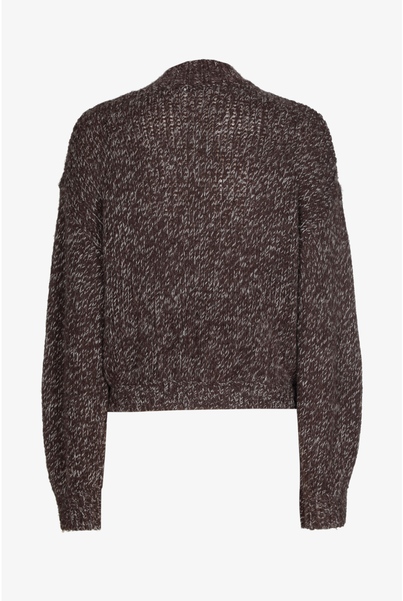 Cardigan with mohair