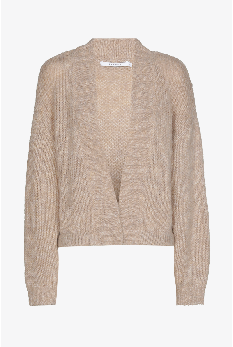Cardigan with mohair