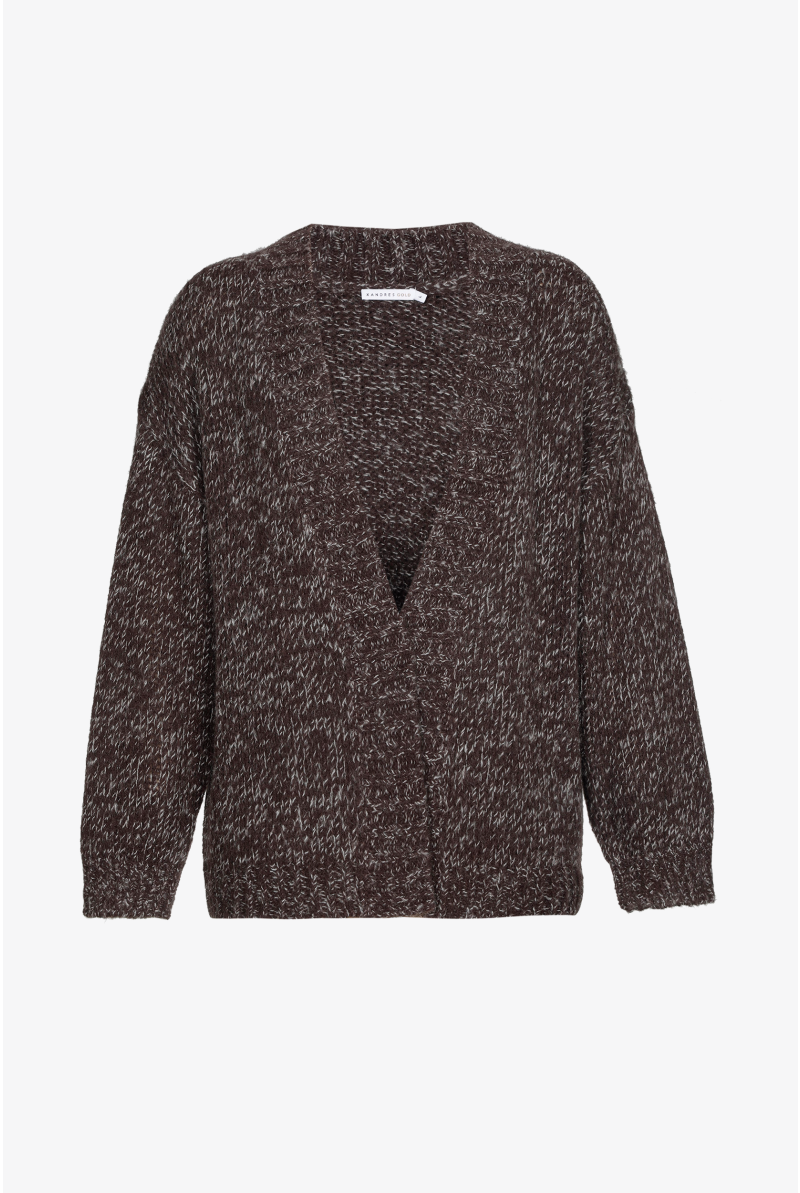 Cardigan with mohair