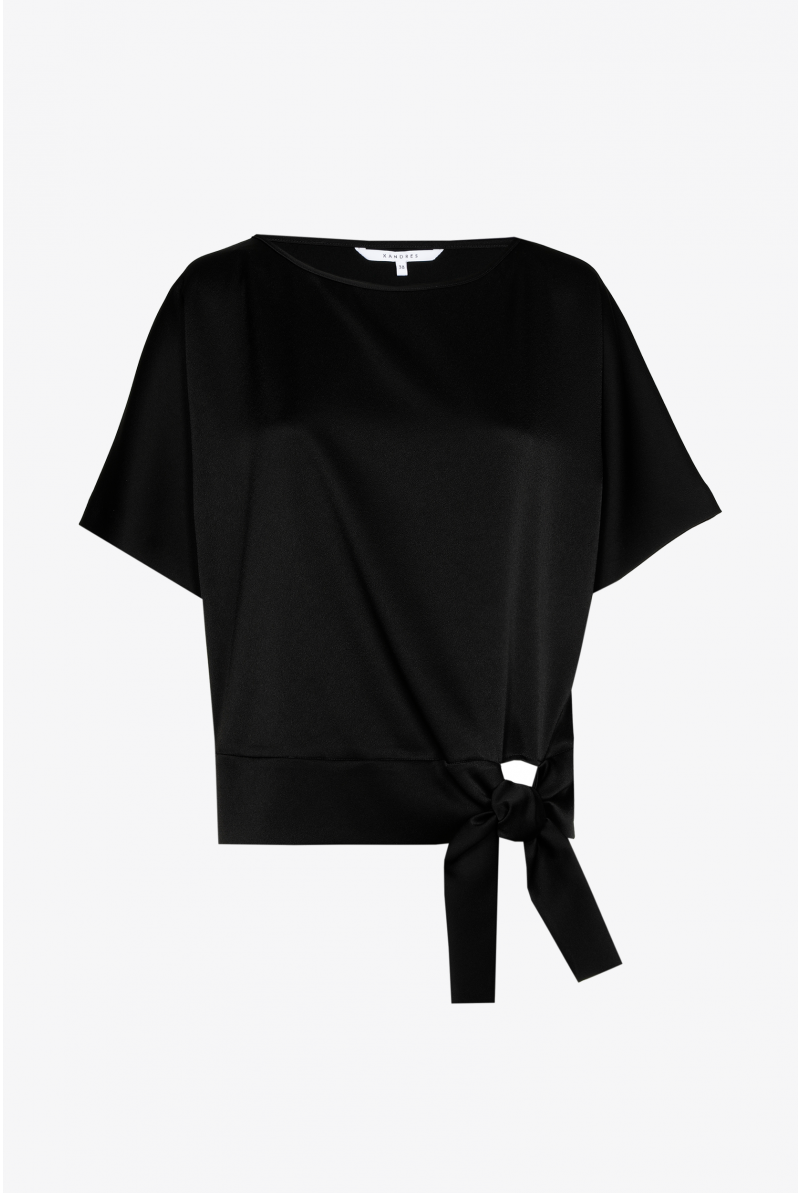 Blouse met strikdetail