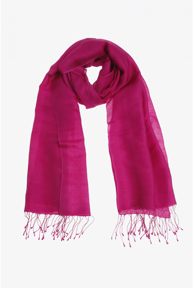 Delicate wool and silk scarf