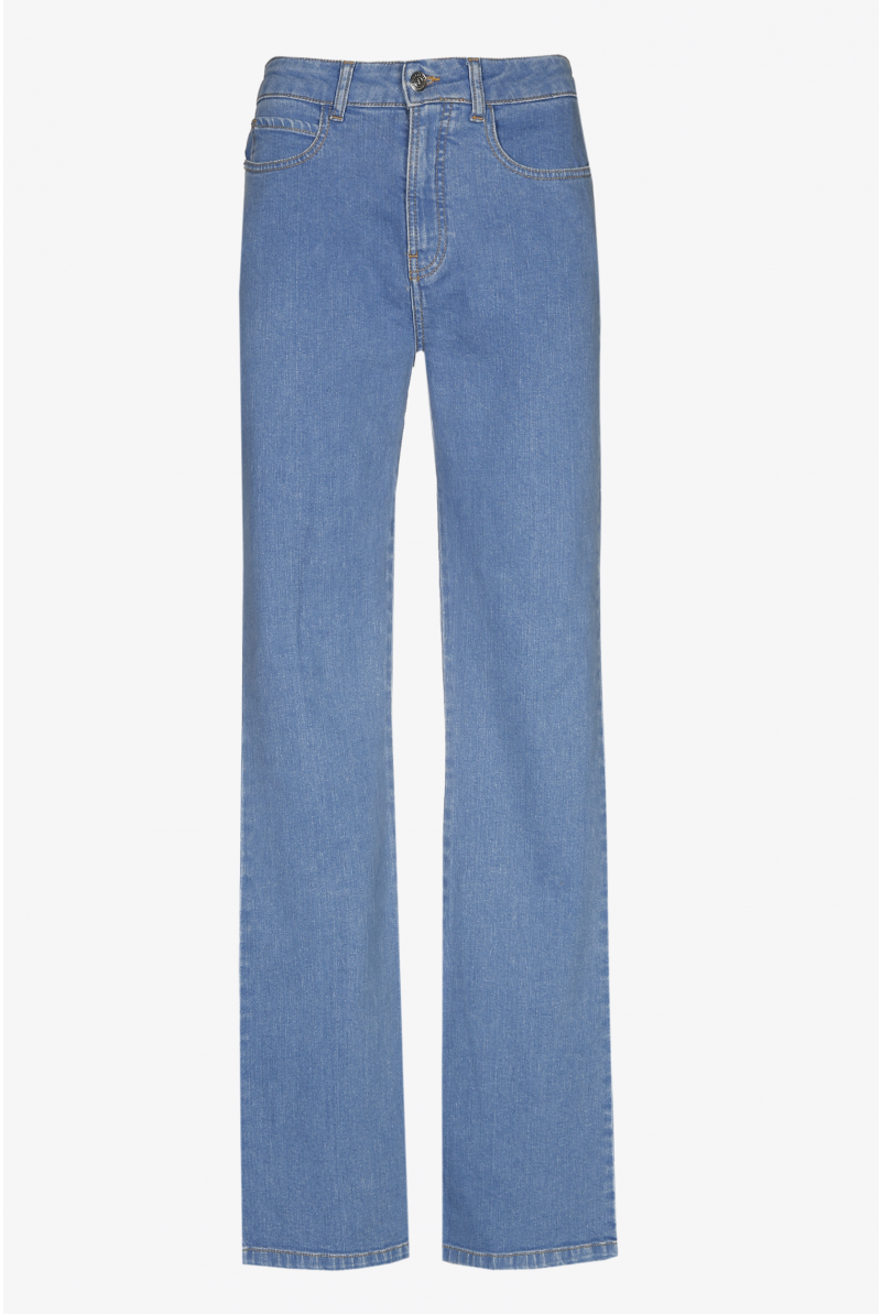 Light blue flared jeans