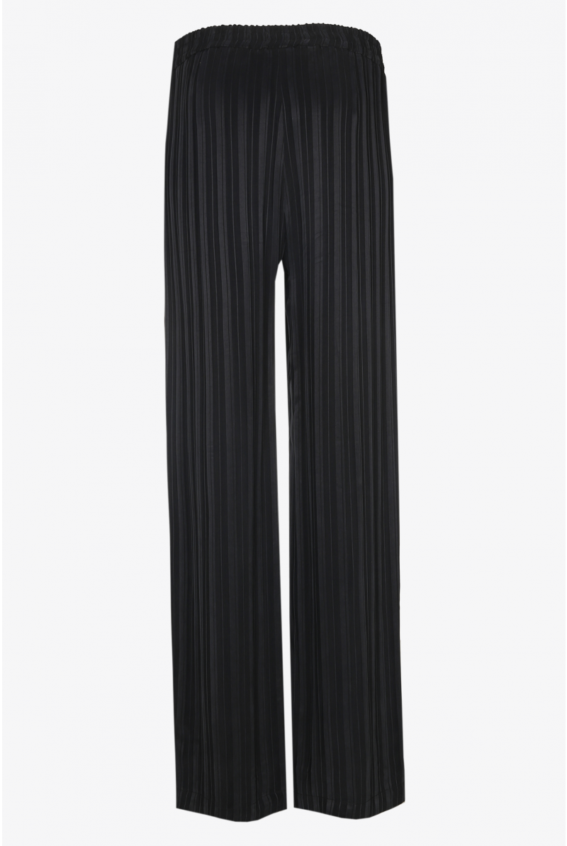 Soft trousers with pinstripe pattern